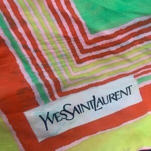 Yves Saint Laurent Multicolor Scarf
